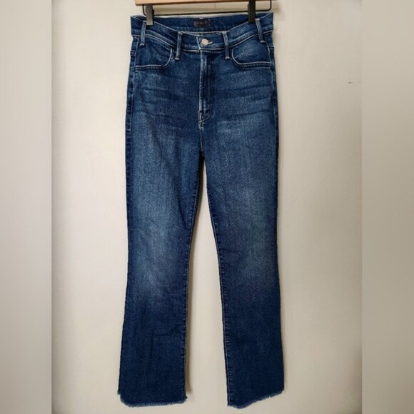 Mother Jeans The Hustler Flood Fray $268 Size 28 EXCELLENT CONDITION - Picture 5 of 10